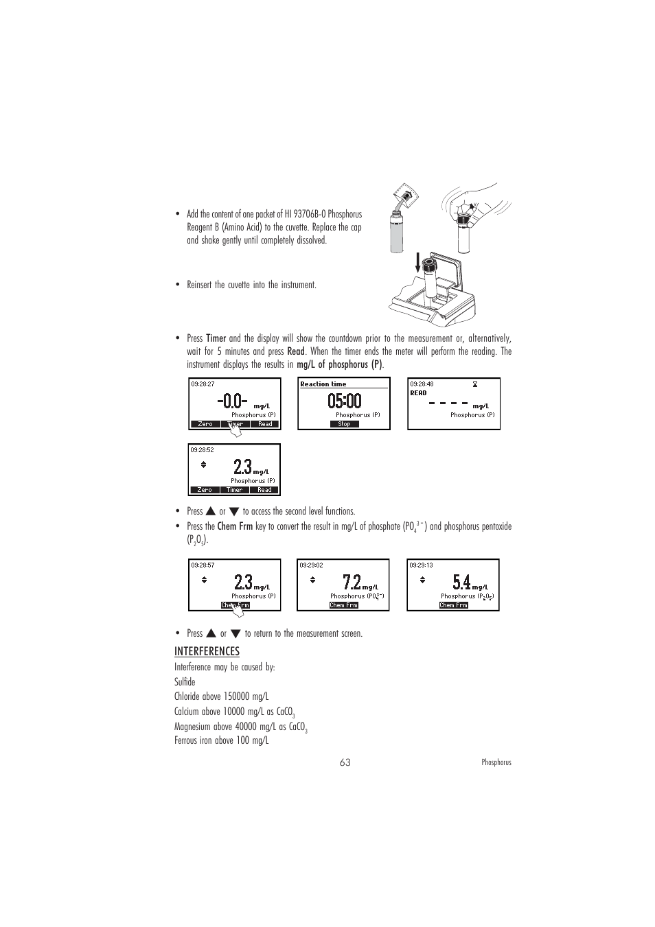 Hanna Instruments HI 83213-2008 User Manual | Page 63 / 76