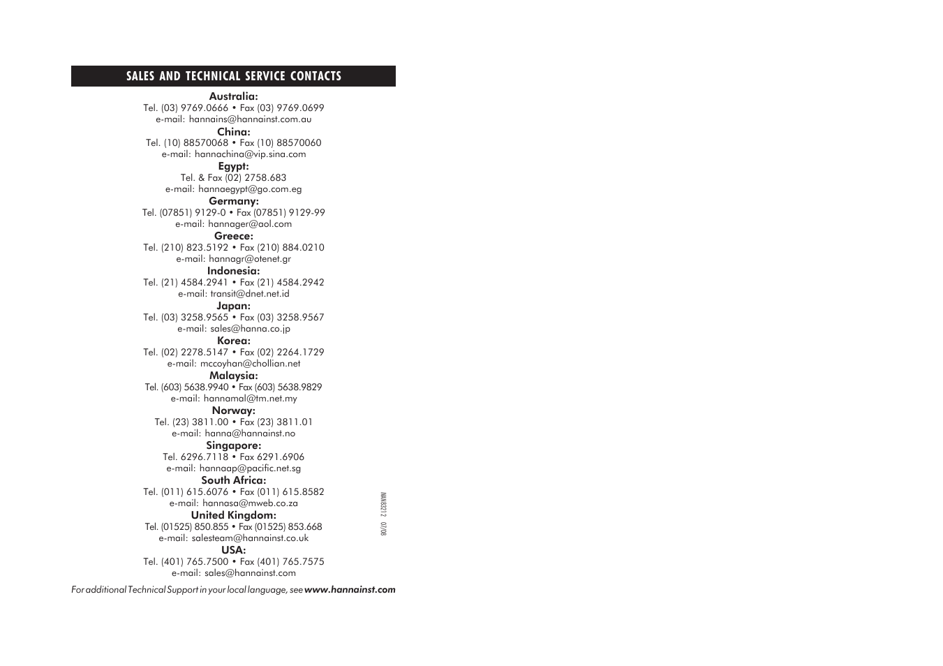 Hanna Instruments HI 83212 User Manual | Page 27 / 27