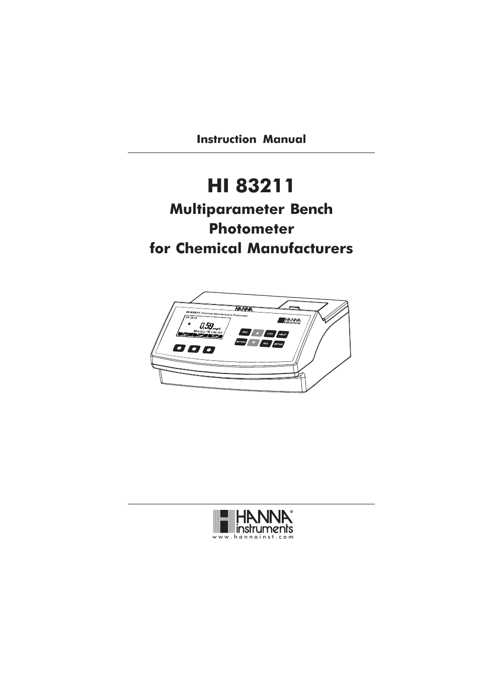 Hanna Instruments HI 83211 User Manual | 68 pages