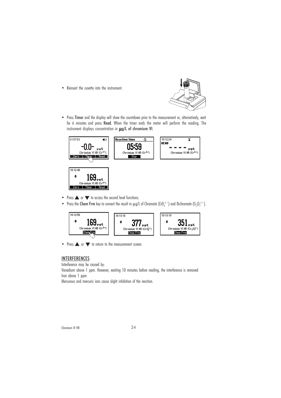 Hanna Instruments HI 83211 User Manual | Page 24 / 68