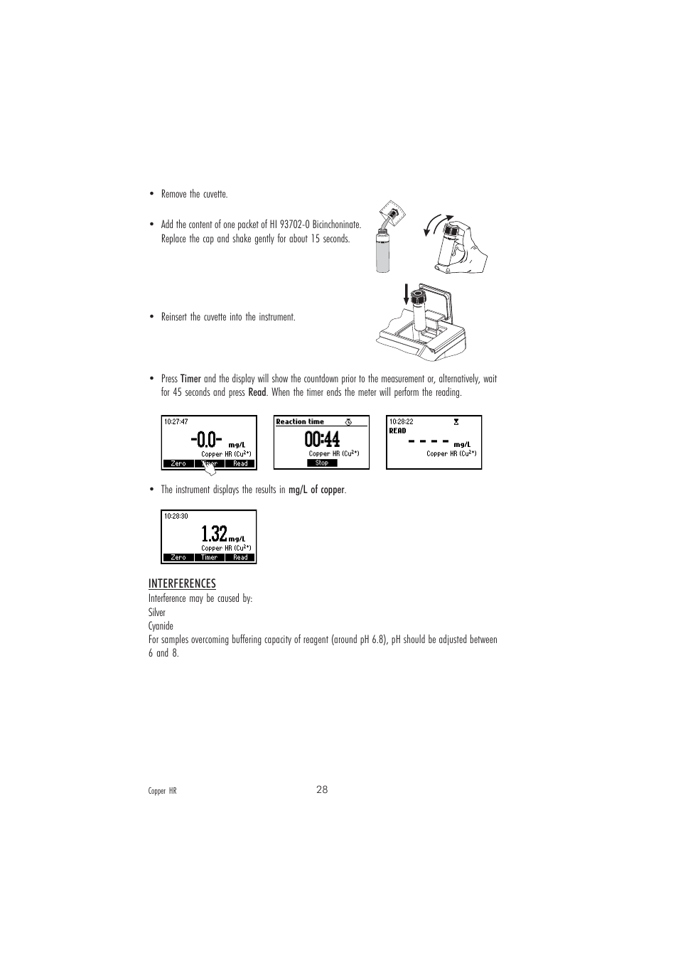 Hanna Instruments HI 83211 User Manual | Page 28 / 68