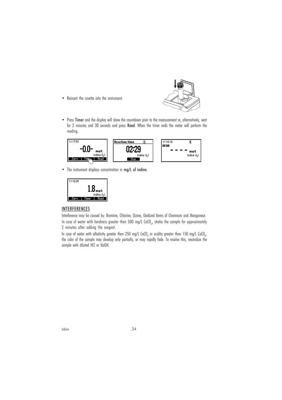 Hanna Instruments HI 83211 User Manual | Page 34 / 68