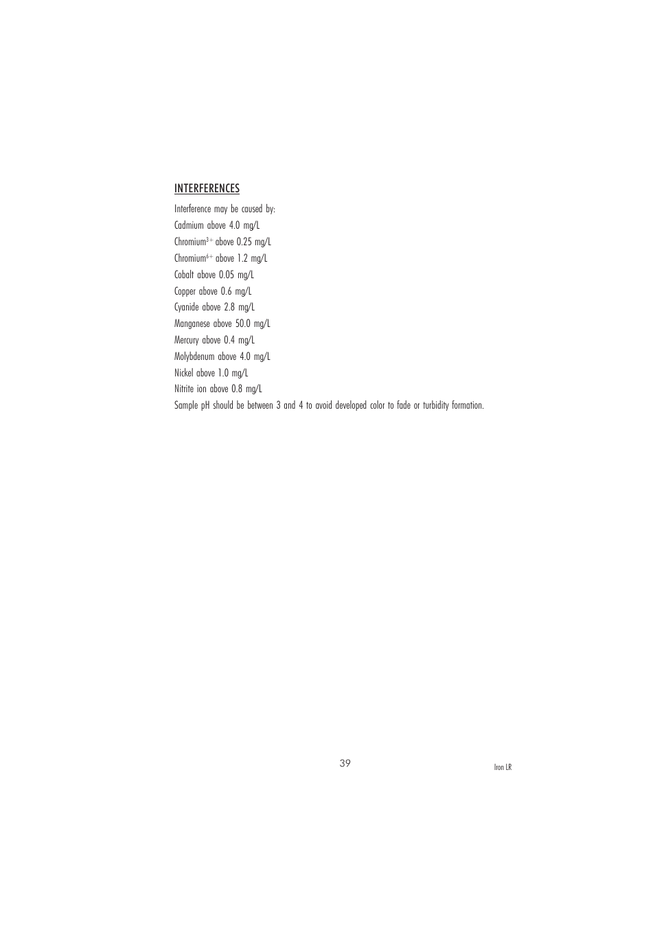 Hanna Instruments HI 83211 User Manual | Page 39 / 68