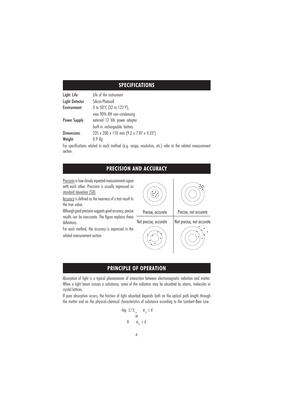 Hanna Instruments HI 83211 User Manual | Page 4 / 68