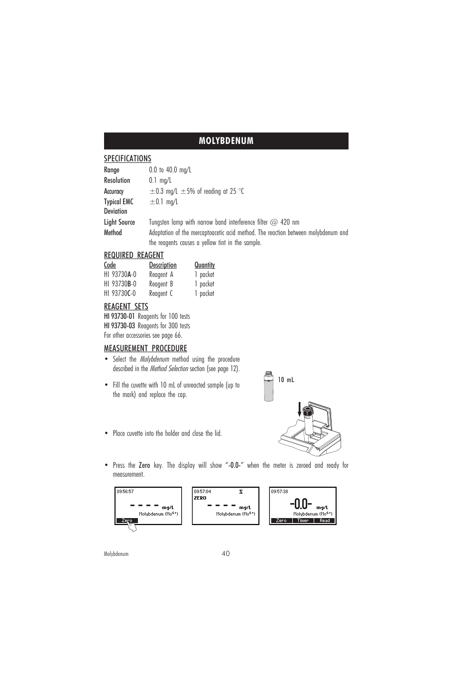 Hanna Instruments HI 83211 User Manual | Page 40 / 68