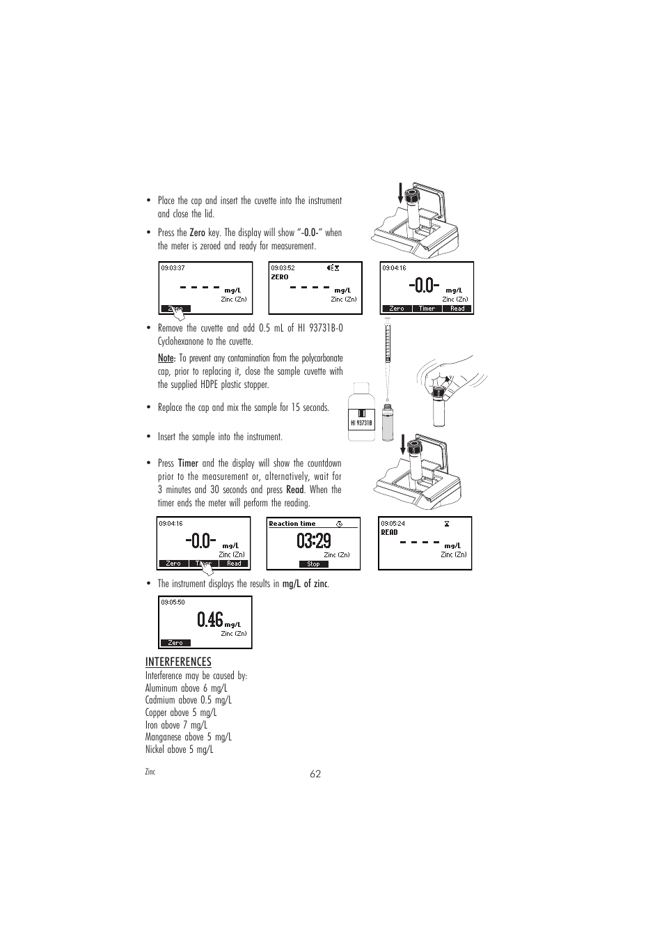 Hanna Instruments HI 83211 User Manual | Page 62 / 68