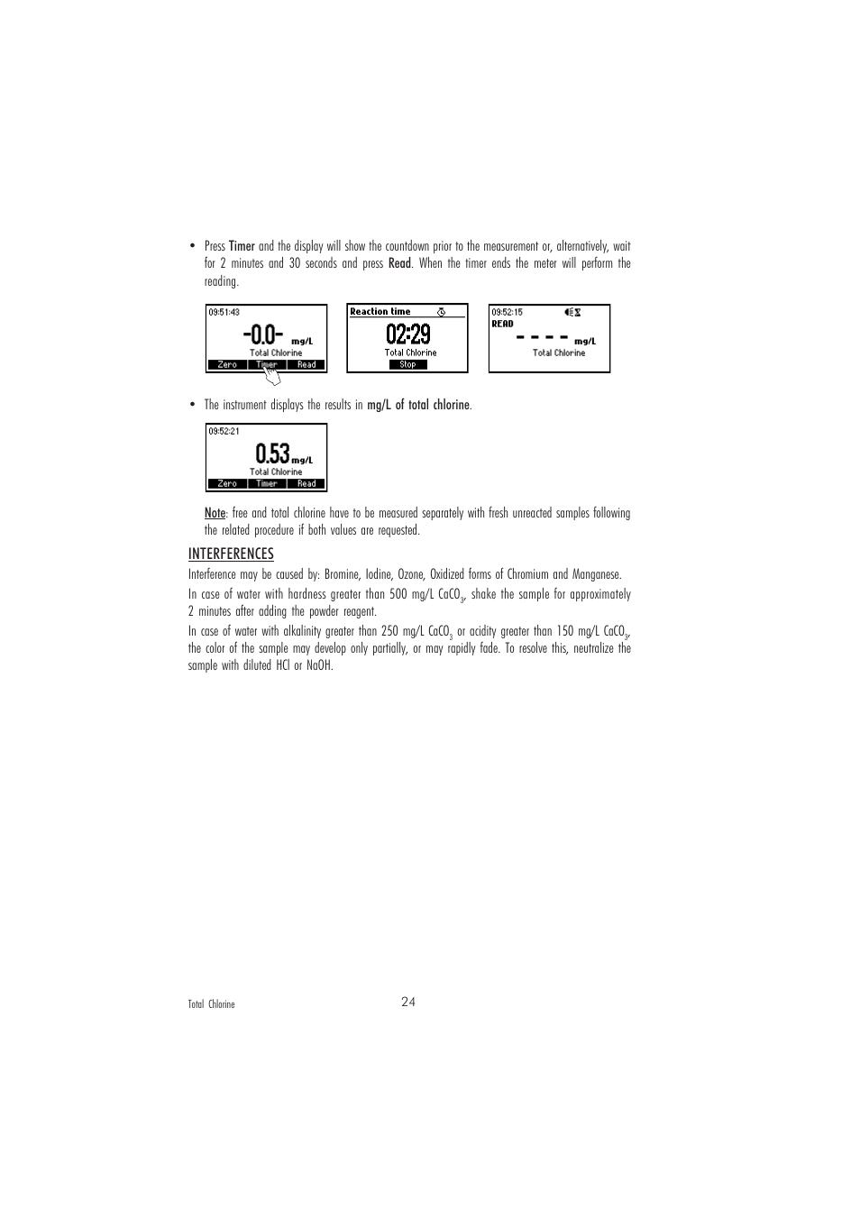 Hanna Instruments HI 83210-01 User Manual | Page 24 / 52
