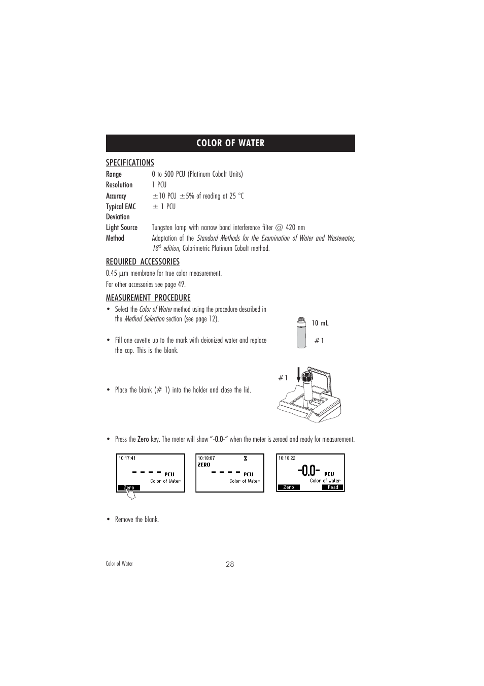 Hanna Instruments HI 83210-01 User Manual | Page 28 / 52
