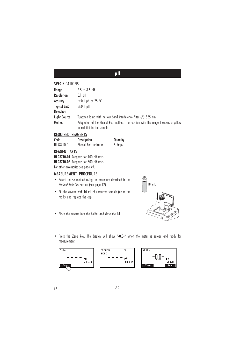 Hanna Instruments HI 83210-01 User Manual | Page 32 / 52