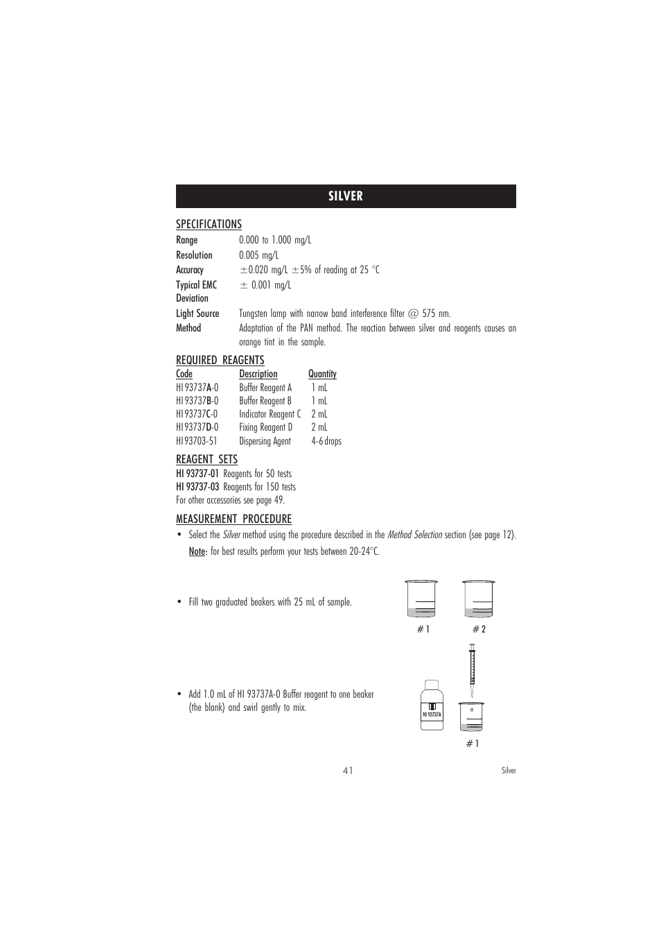 Hanna Instruments HI 83210-01 User Manual | Page 41 / 52