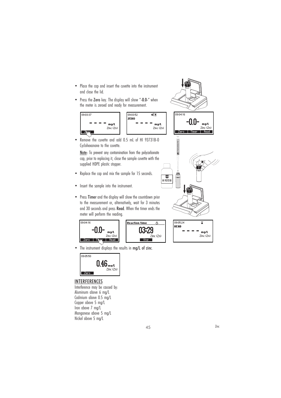 Hanna Instruments HI 83210-01 User Manual | Page 45 / 52