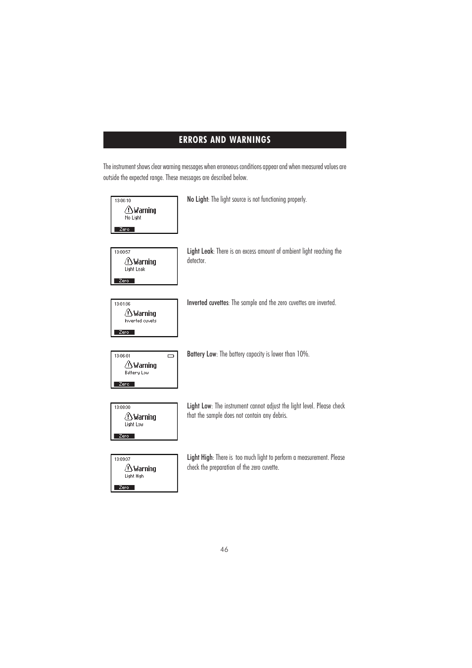 Hanna Instruments HI 83210-01 User Manual | Page 46 / 52