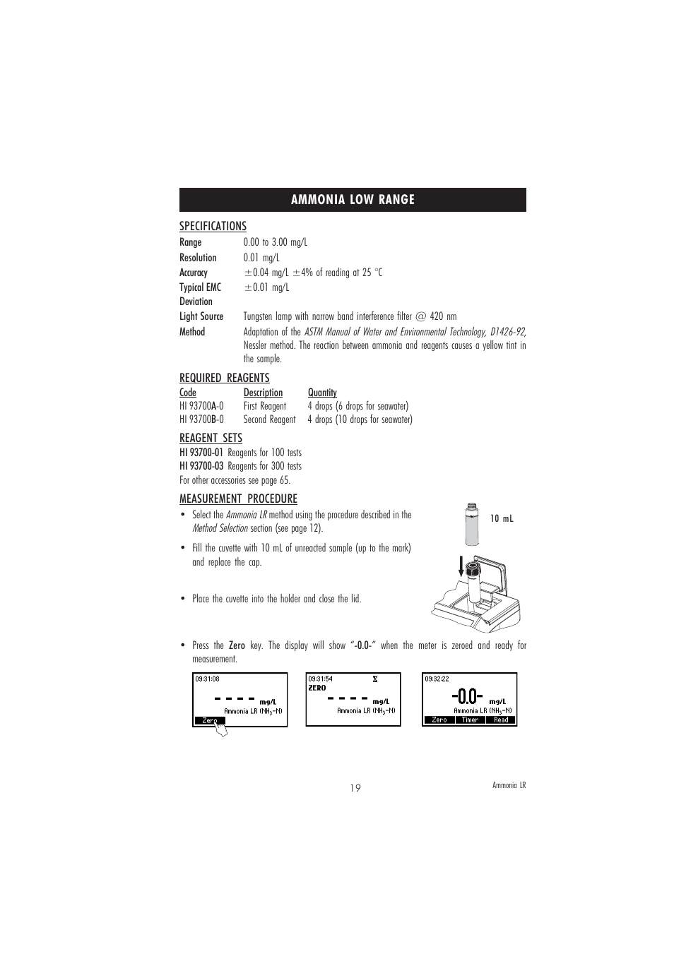 Hanna Instruments HI 83209-01 User Manual | Page 19 / 68