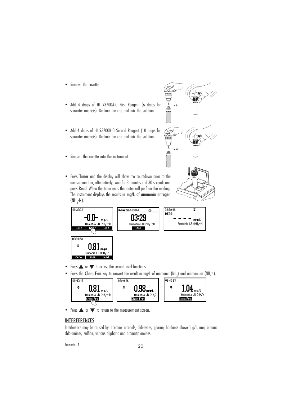 Hanna Instruments HI 83209-01 User Manual | Page 20 / 68
