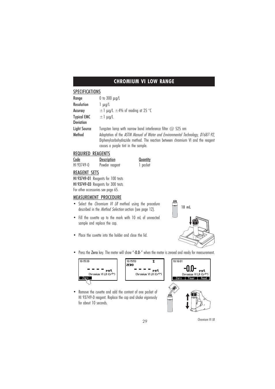 Hanna Instruments HI 83209-01 User Manual | Page 29 / 68