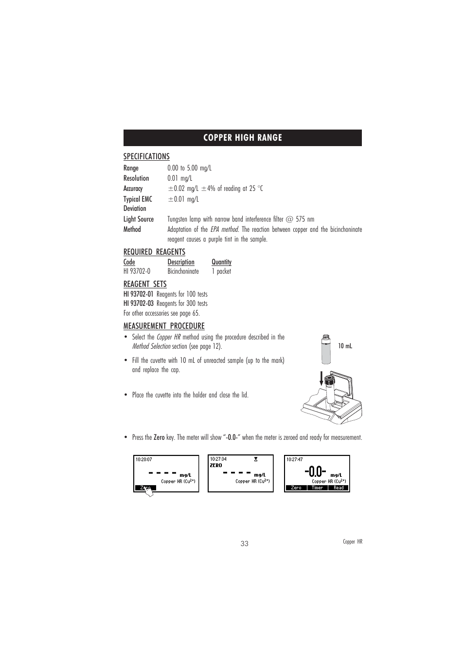 Hanna Instruments HI 83209-01 User Manual | Page 33 / 68