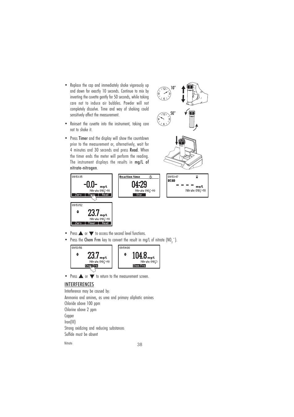 Hanna Instruments HI 83209-01 User Manual | Page 38 / 68