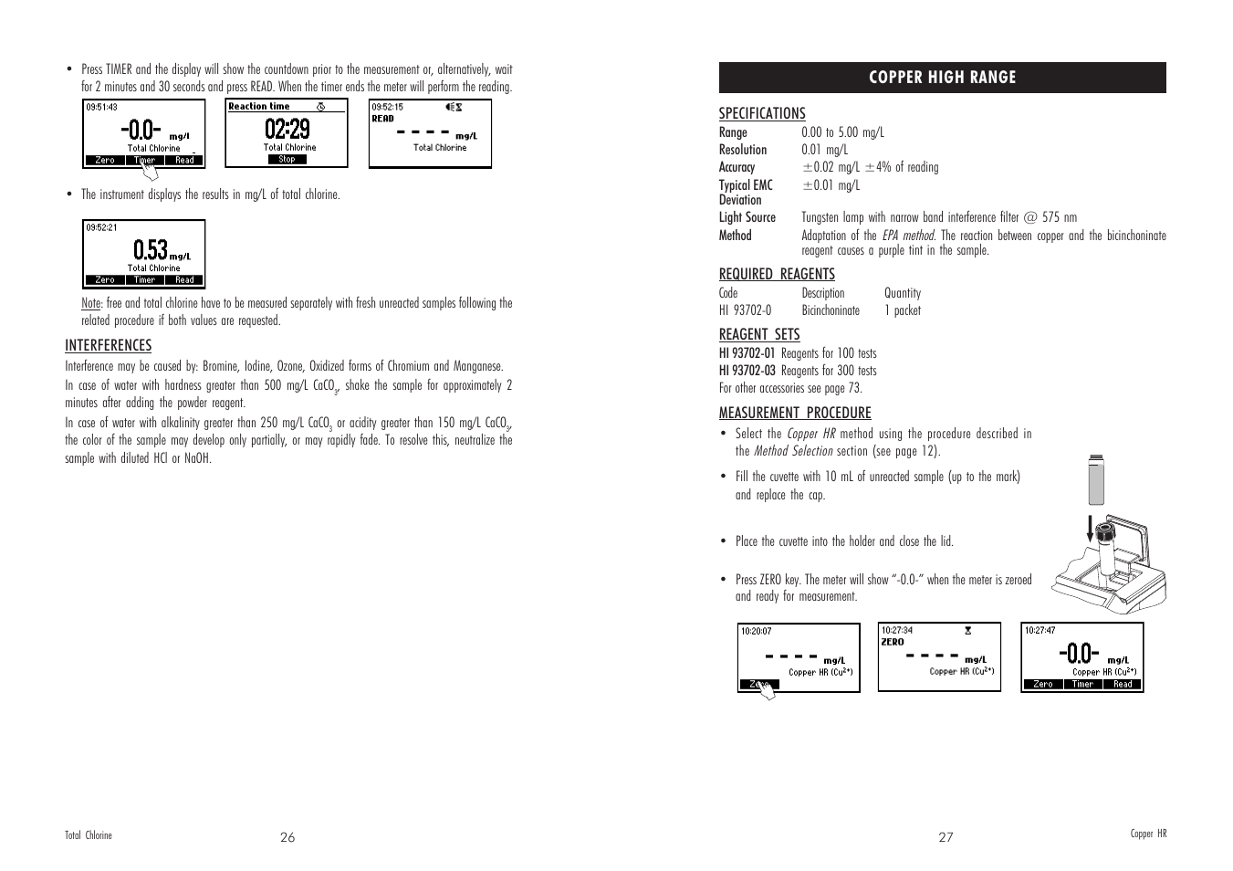 Hanna Instruments HI 83208-2008 User Manual | Page 14 / 39