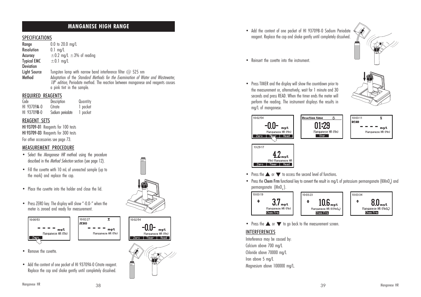 Hanna Instruments HI 83208-2008 User Manual | Page 20 / 39