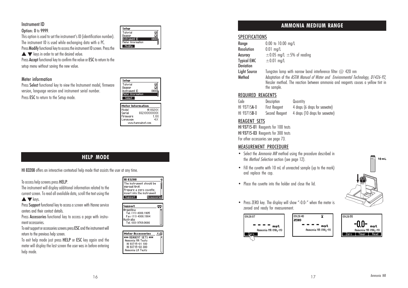 Hanna Instruments HI 83208-2008 User Manual | Page 9 / 39