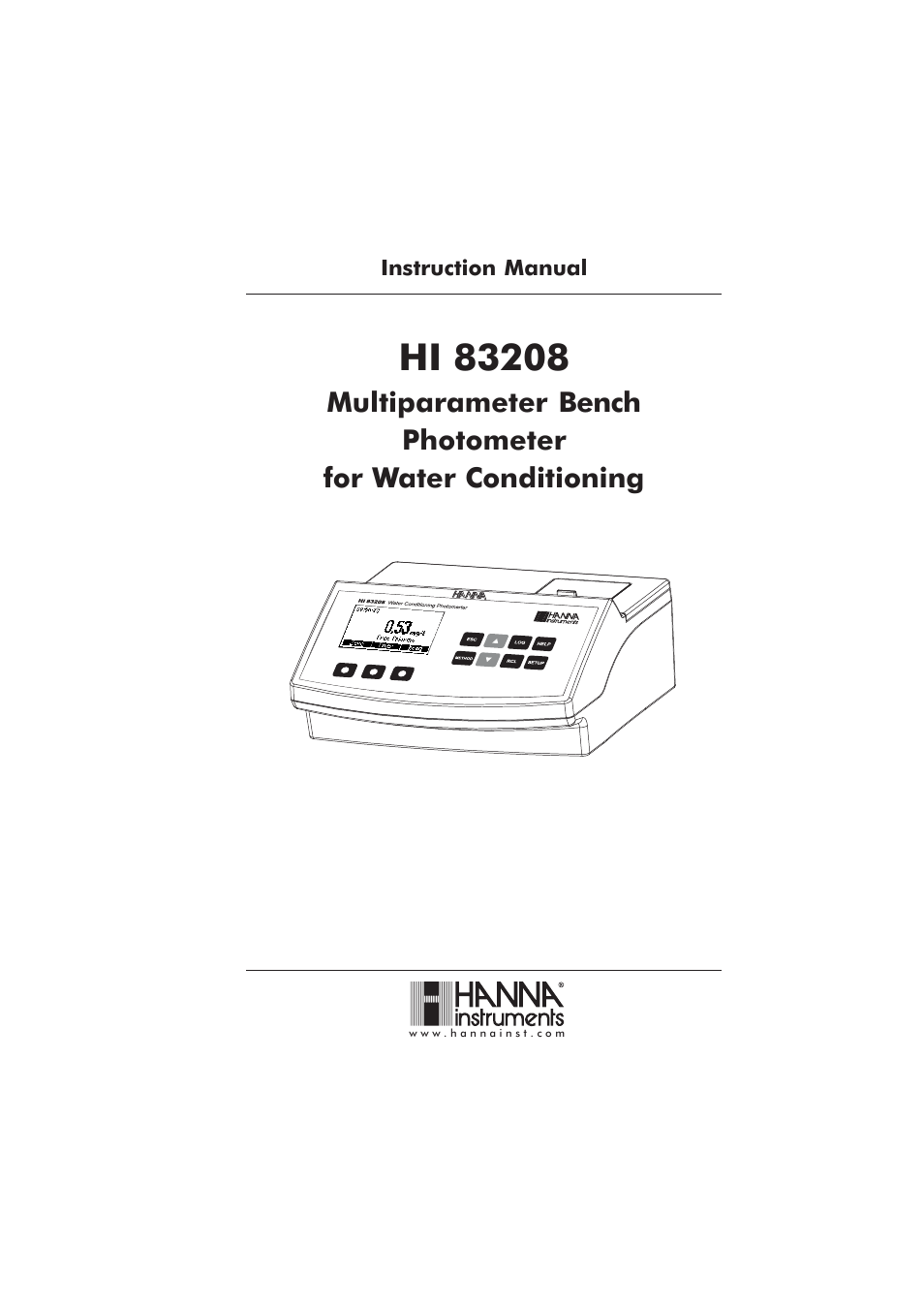 Hanna Instruments HI 83208 User Manual | 76 pages