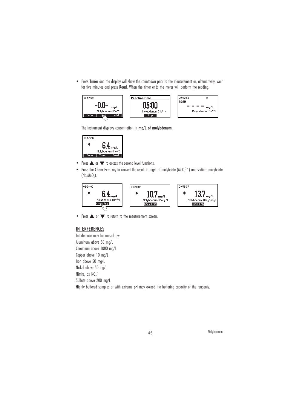 Hanna Instruments HI 83208 User Manual | Page 45 / 76