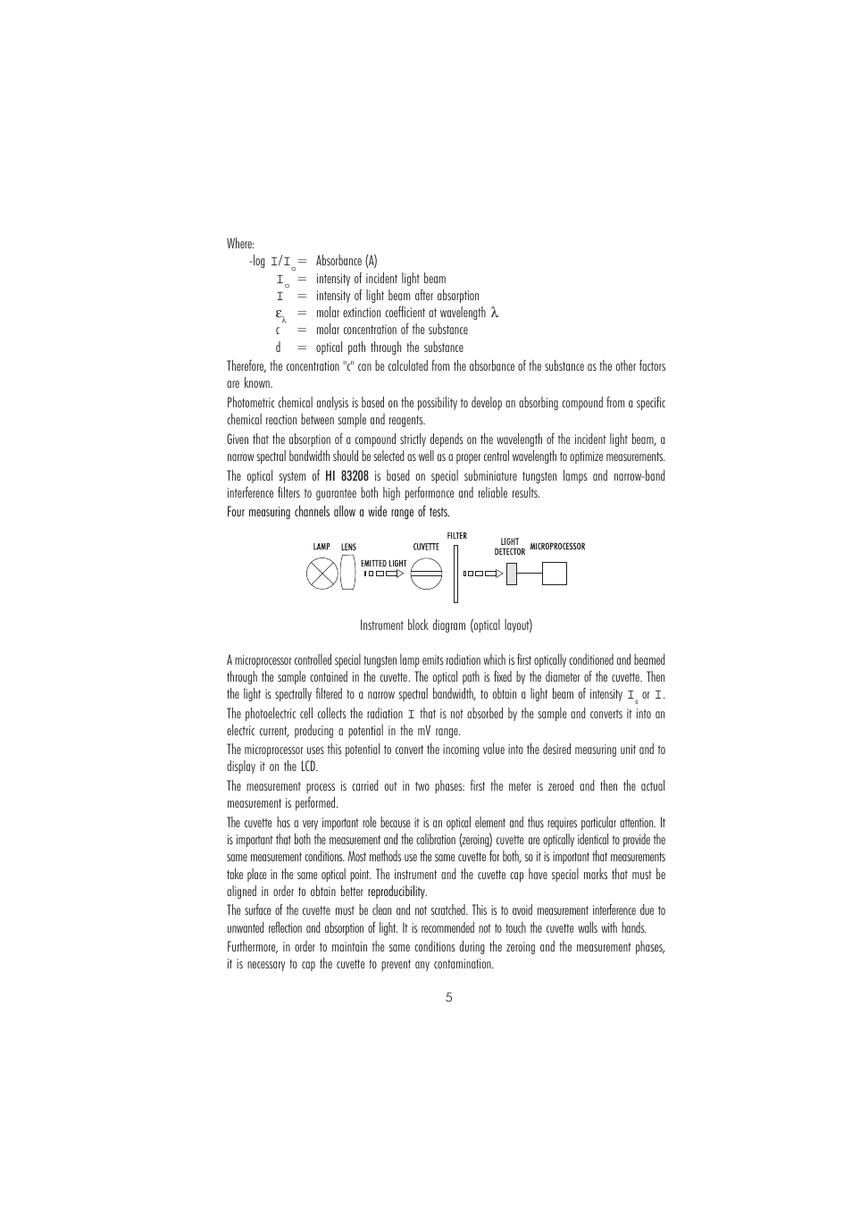 Hanna Instruments HI 83208 User Manual | Page 5 / 76