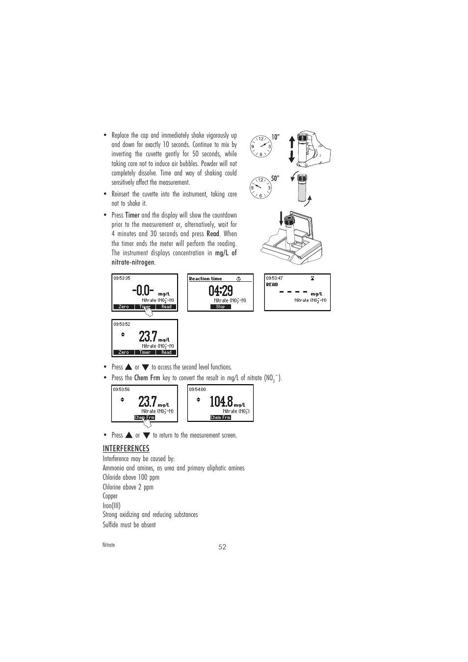 Hanna Instruments HI 83208 User Manual | Page 52 / 76