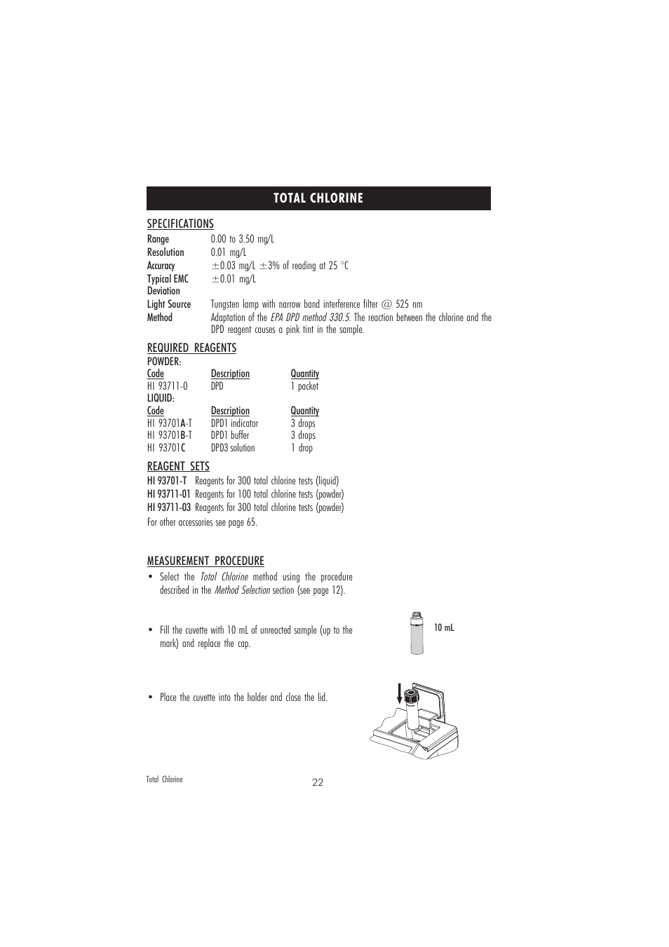 Hanna Instruments HI 83207-01 User Manual | Page 22 / 68