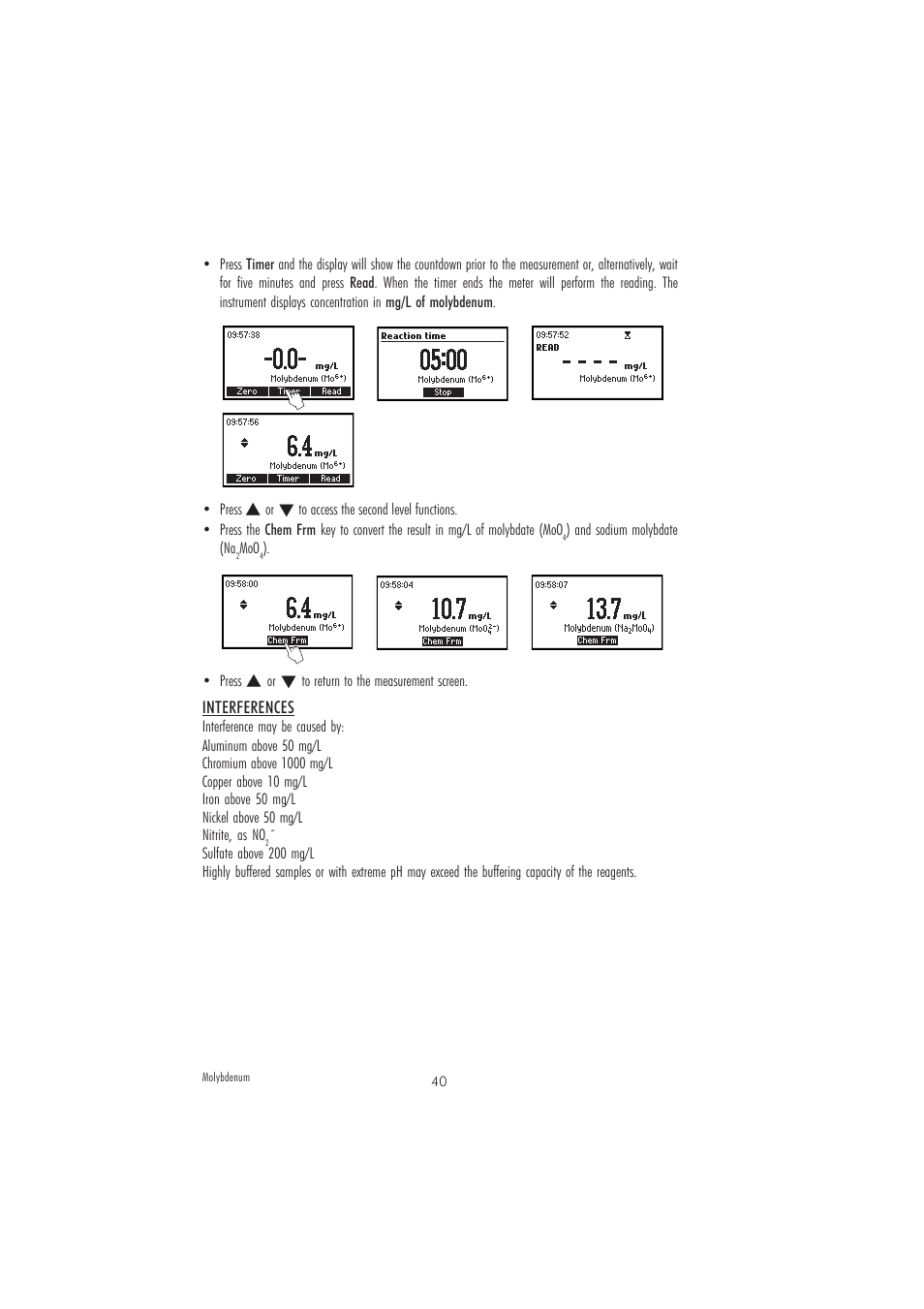 Hanna Instruments HI 83207-01 User Manual | Page 40 / 68