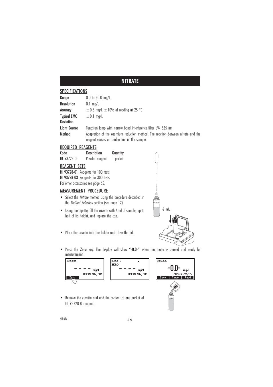 Hanna Instruments HI 83207-01 User Manual | Page 46 / 68