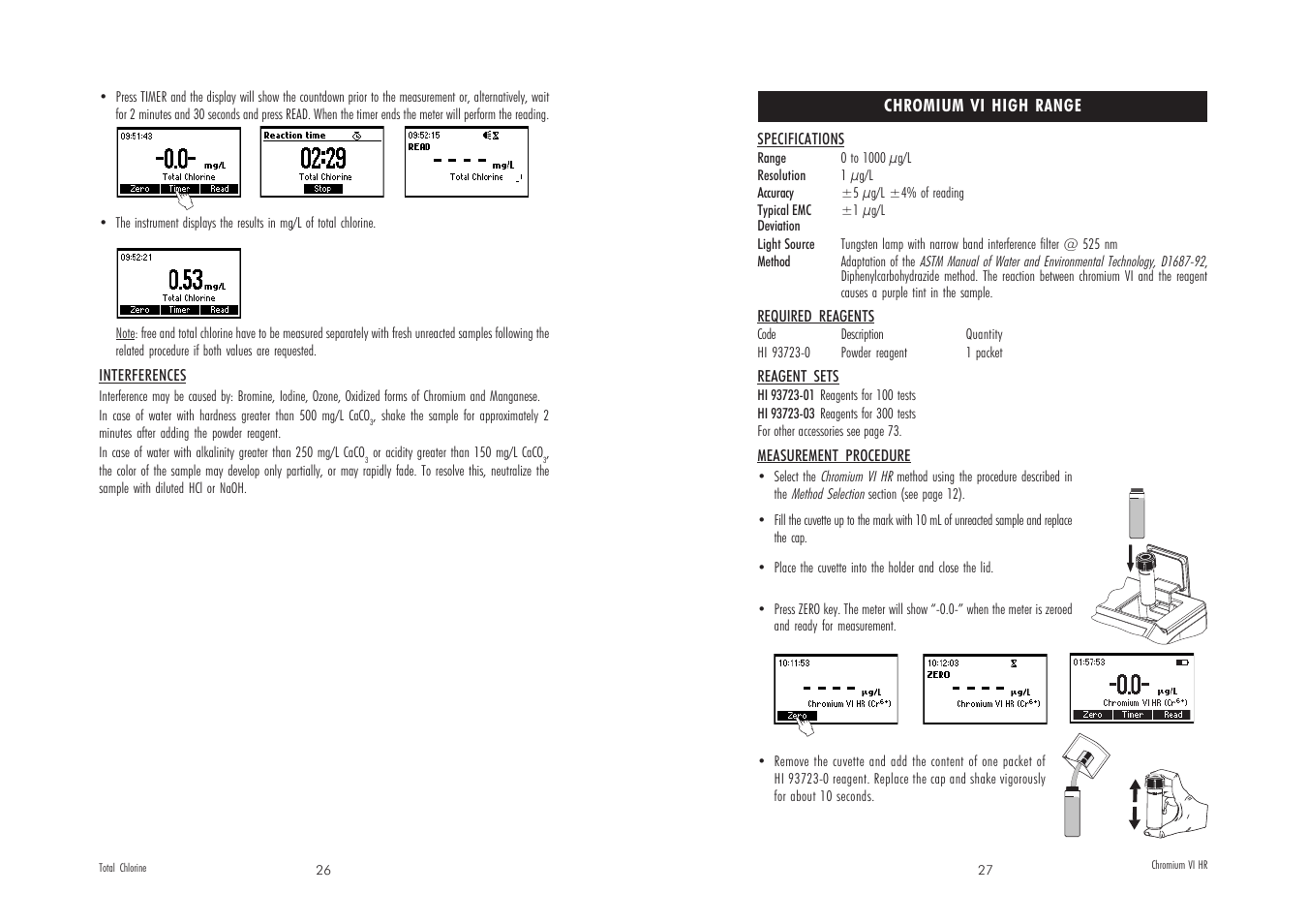 Hanna Instruments HI 83206-2008 User Manual | Page 14 / 39