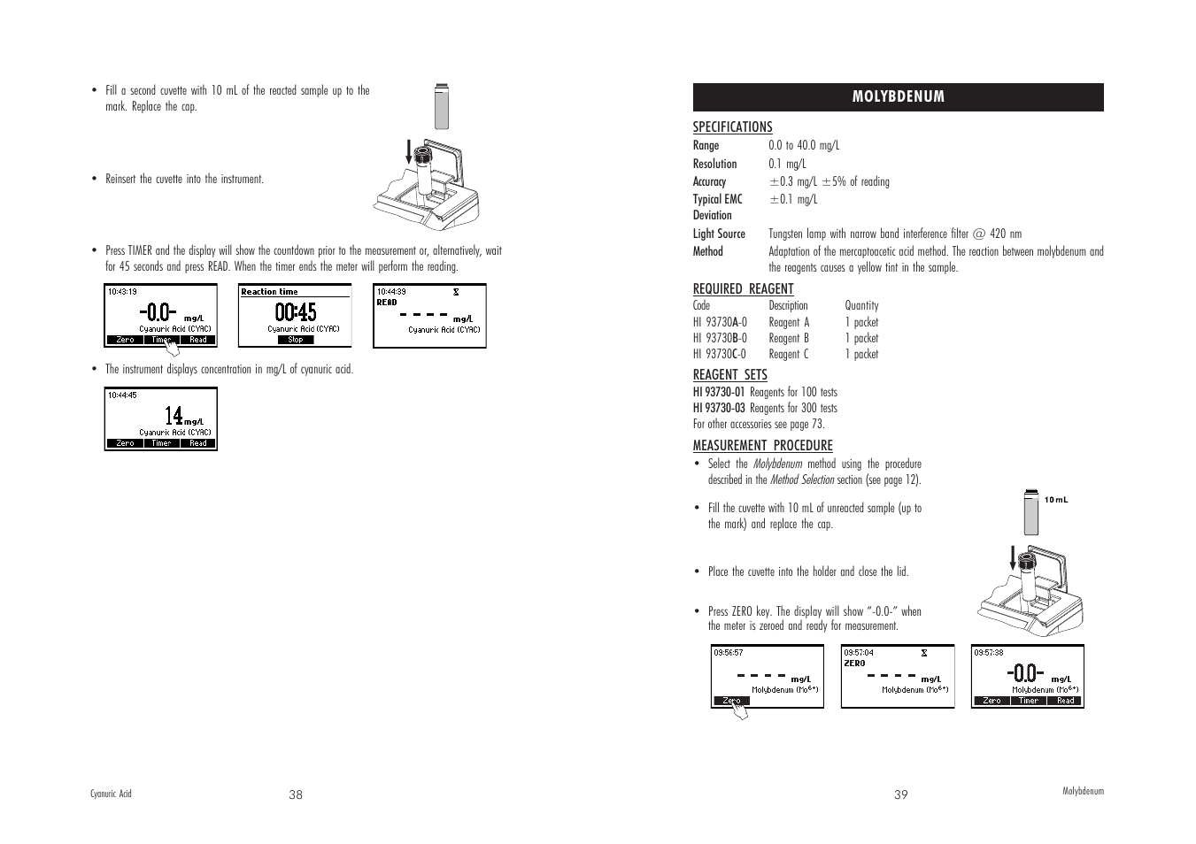 Hanna Instruments HI 83206-2008 User Manual | Page 20 / 39