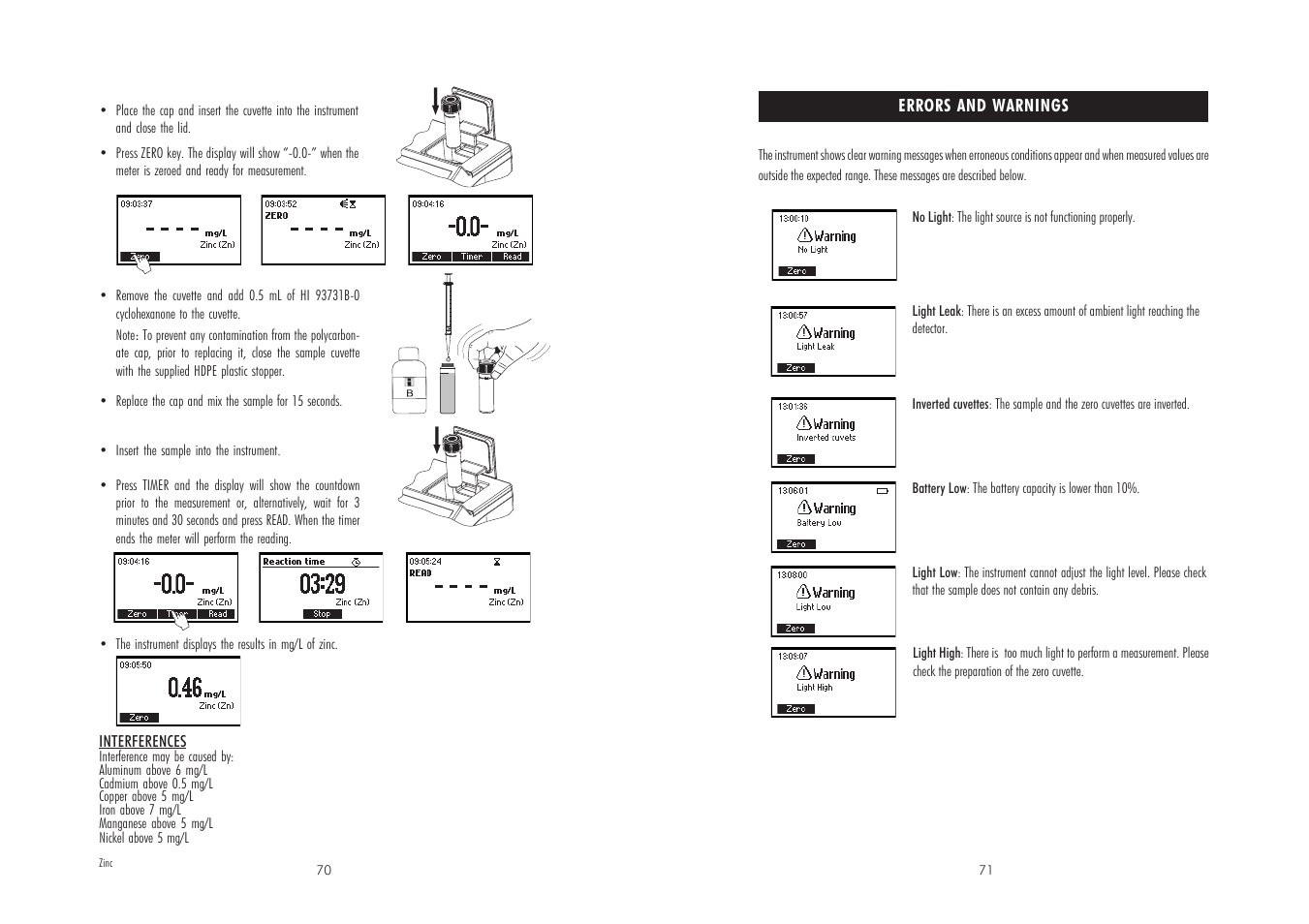Hanna Instruments HI 83206-2008 User Manual | Page 36 / 39
