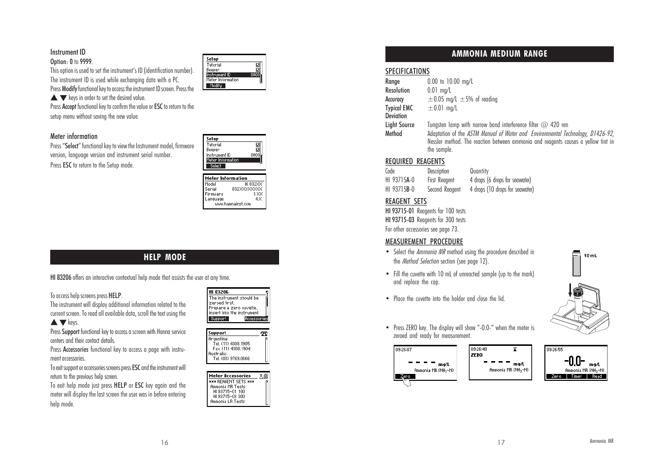 Hanna Instruments HI 83206-2008 User Manual | Page 9 / 39