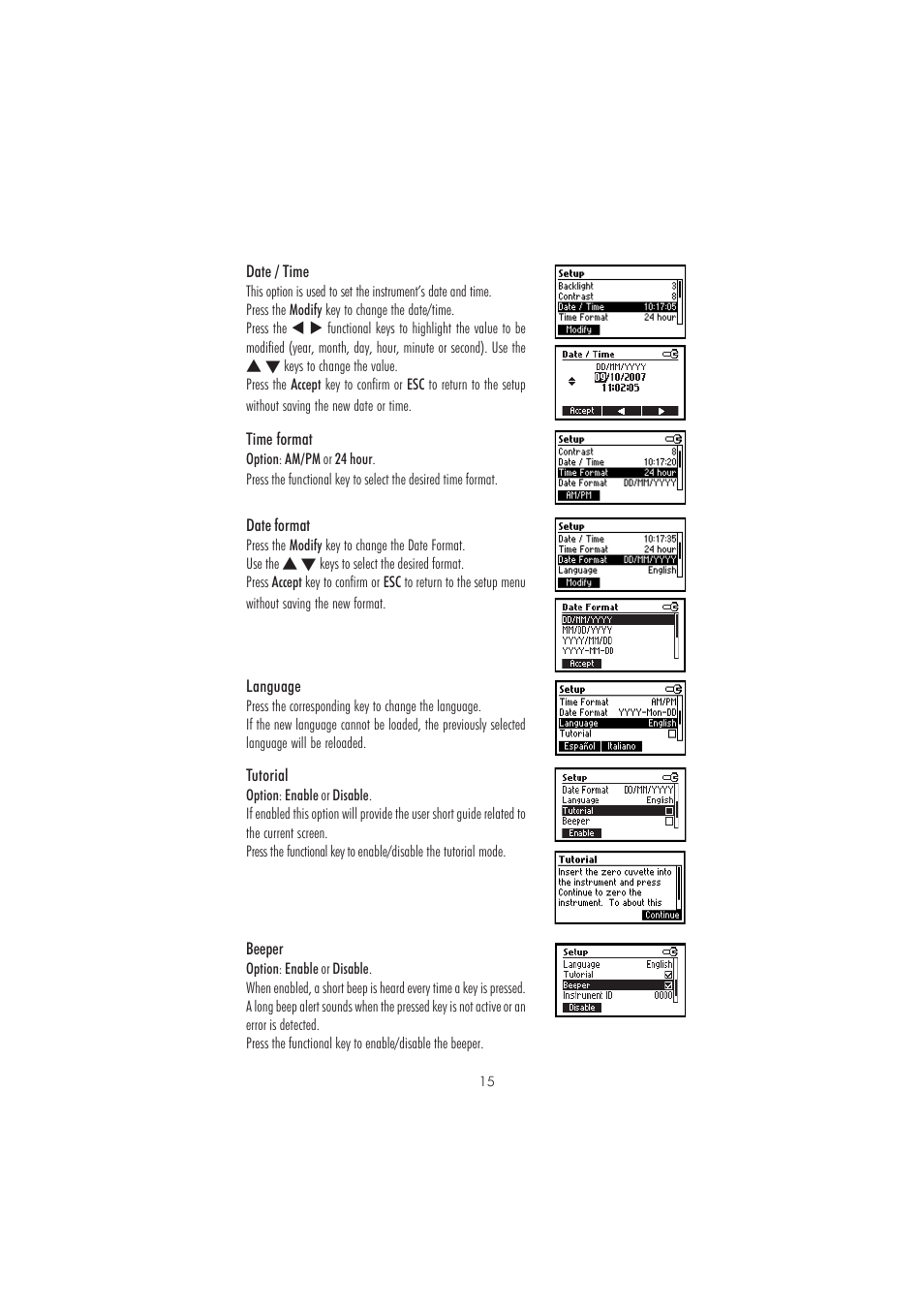 Hanna Instruments HI 83206 User Manual | Page 15 / 76