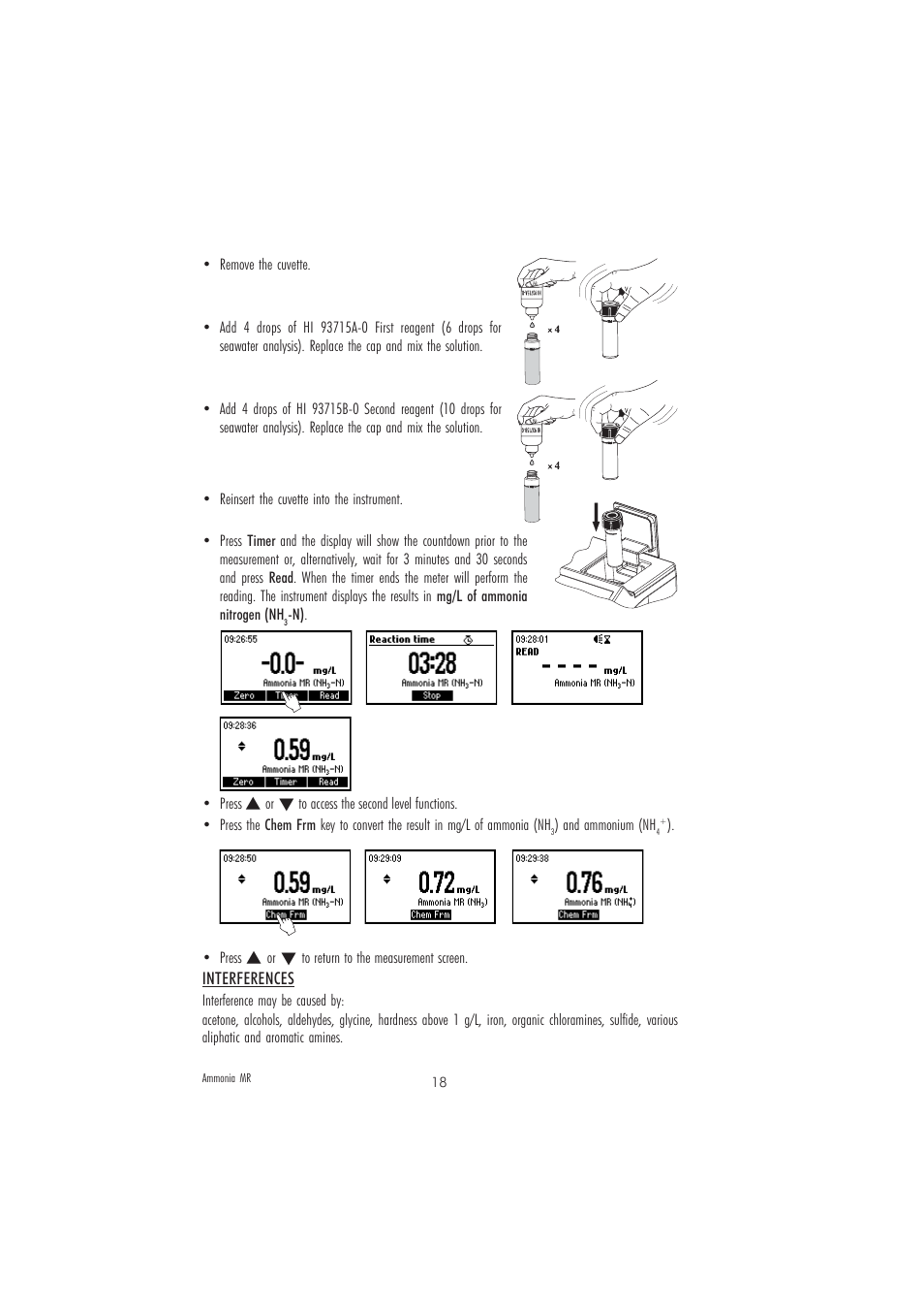 Hanna Instruments HI 83206 User Manual | Page 18 / 76