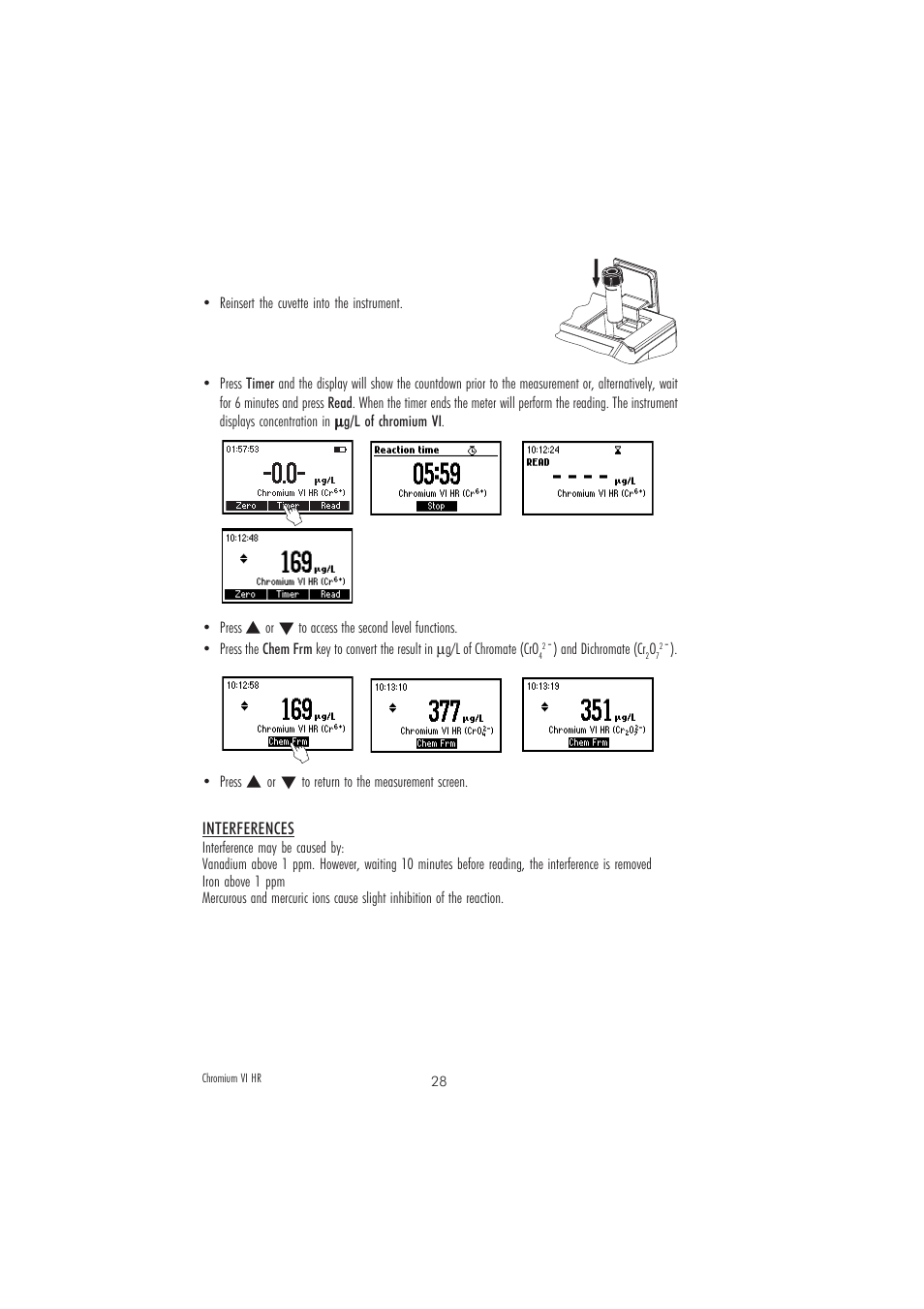 Hanna Instruments HI 83206 User Manual | Page 28 / 76