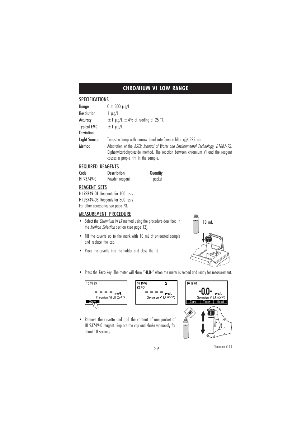 Hanna Instruments HI 83206 User Manual | Page 29 / 76