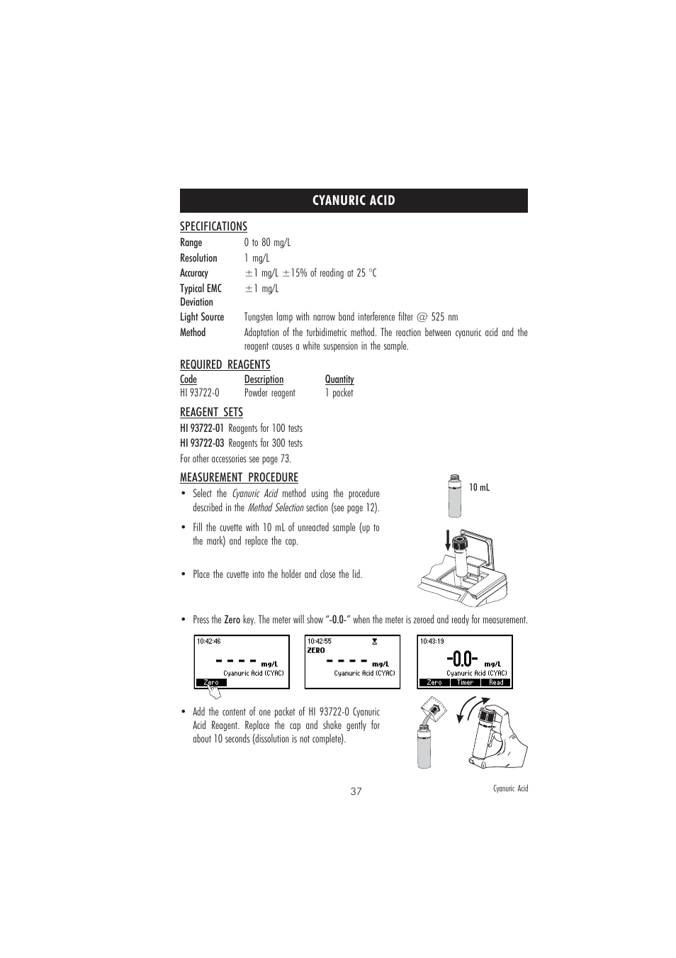 Hanna Instruments HI 83206 User Manual | Page 37 / 76