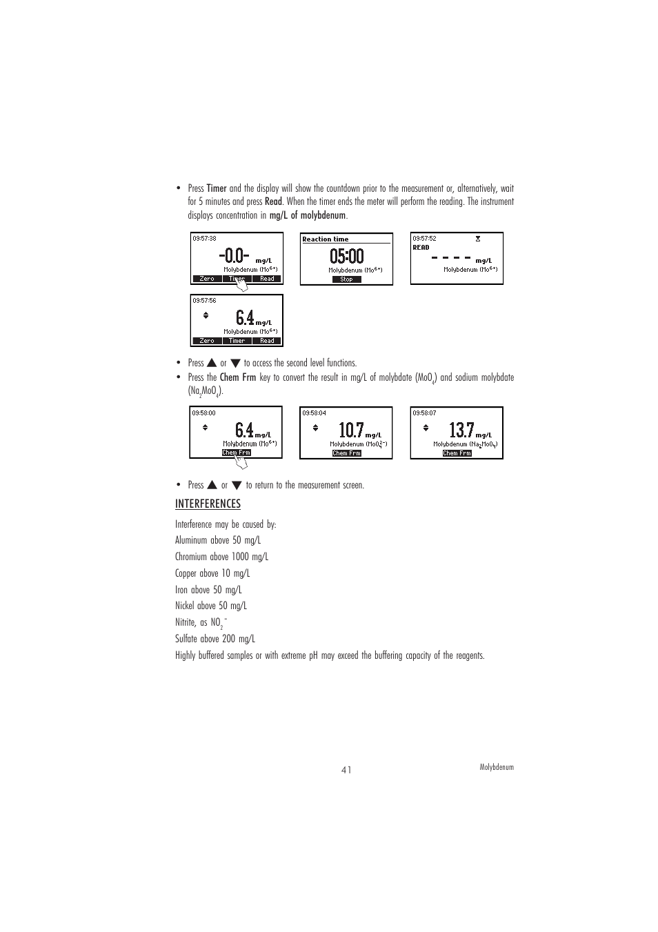 Hanna Instruments HI 83206 User Manual | Page 41 / 76