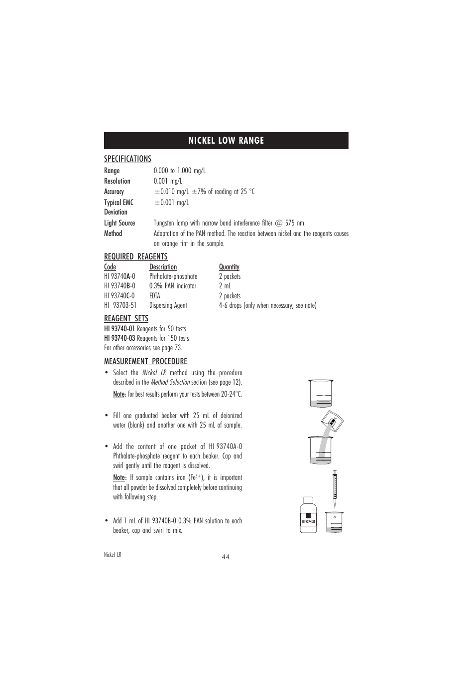 Hanna Instruments HI 83206 User Manual | Page 44 / 76