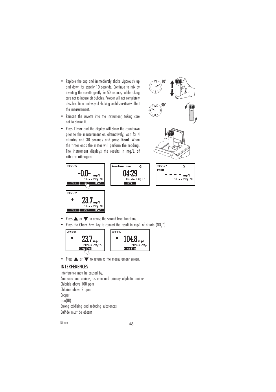 Hanna Instruments HI 83206 User Manual | Page 48 / 76