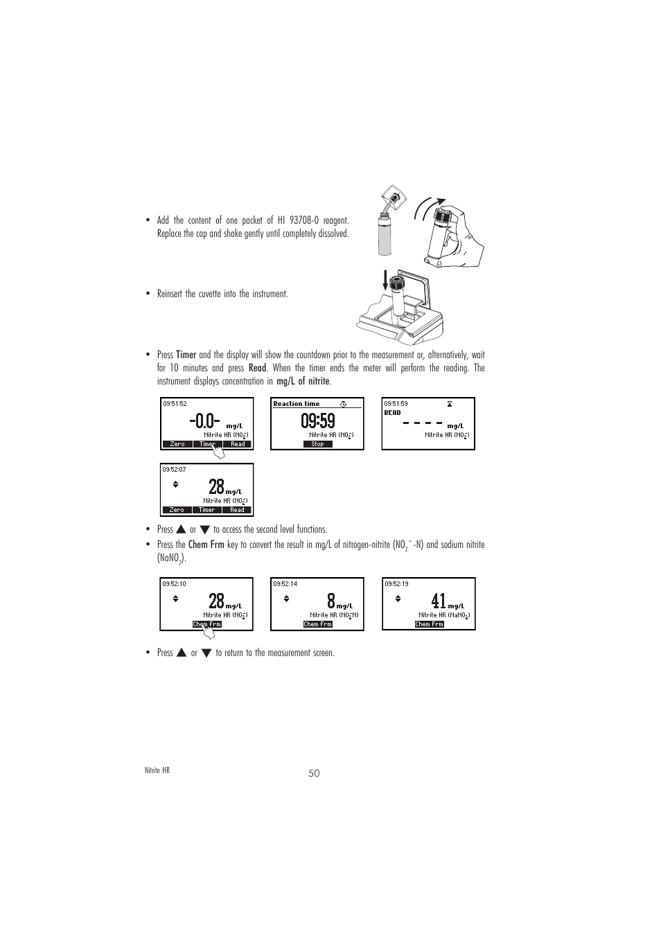 Hanna Instruments HI 83206 User Manual | Page 50 / 76