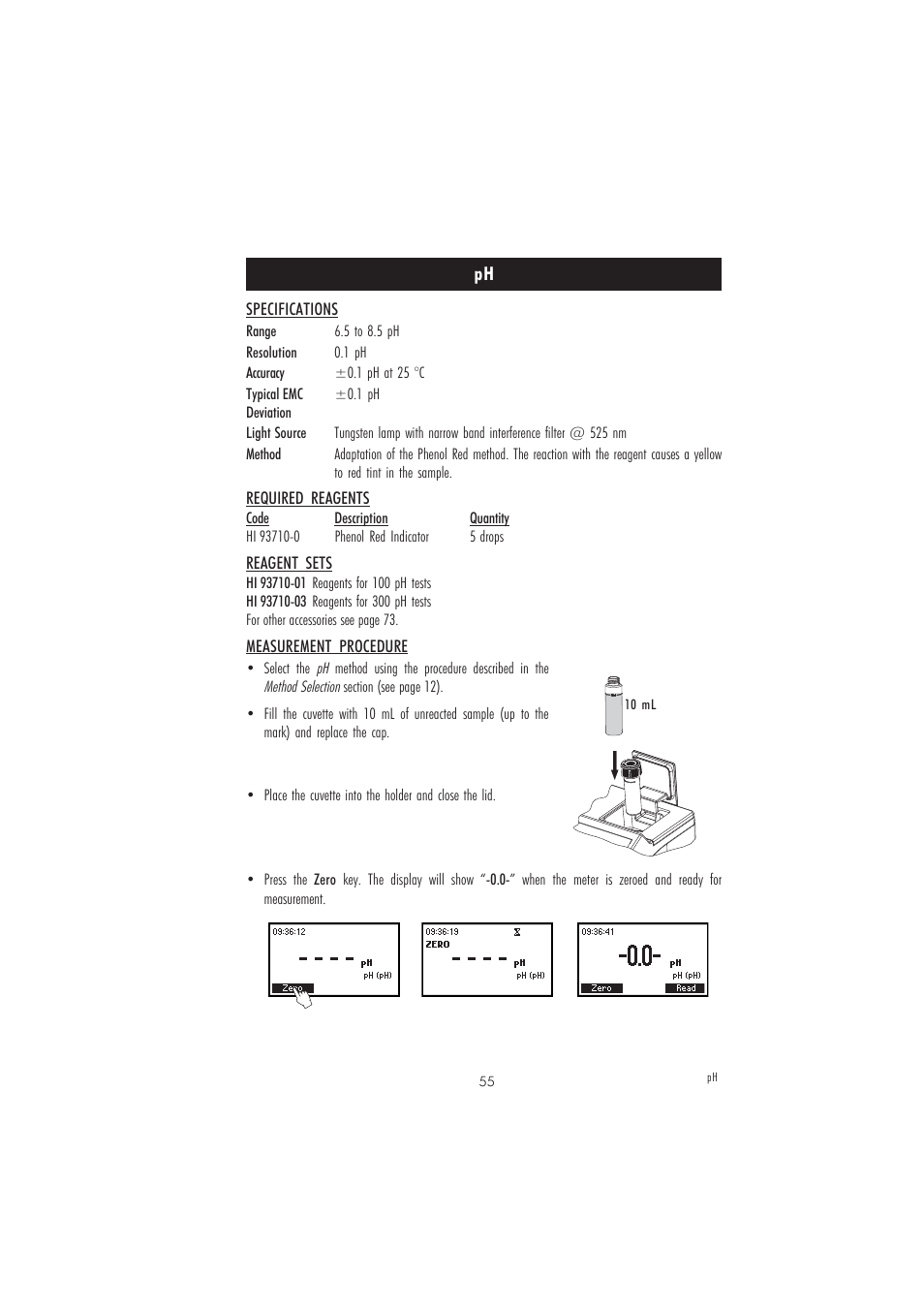 Hanna Instruments HI 83206 User Manual | Page 55 / 76