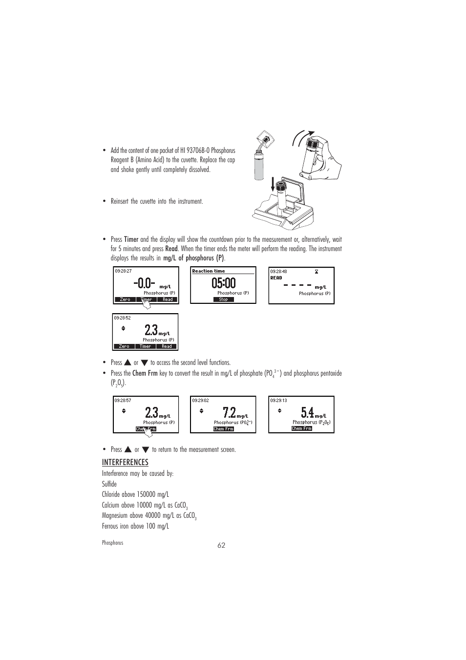 Hanna Instruments HI 83206 User Manual | Page 62 / 76