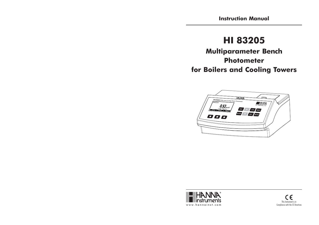 Hanna Instruments HI 83205-2008 User Manual | 39 pages