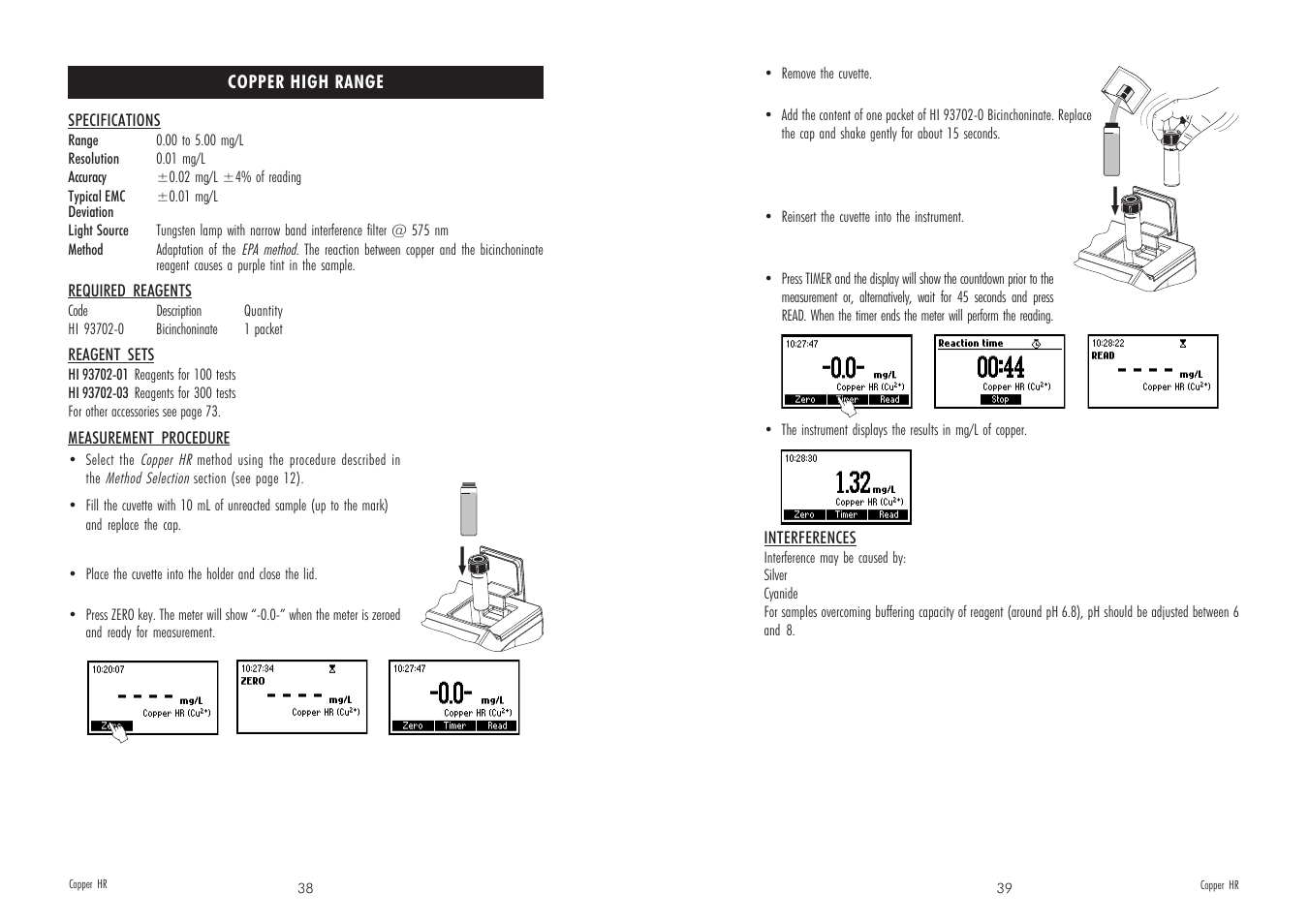 Hanna Instruments HI 83205-2008 User Manual | Page 20 / 39
