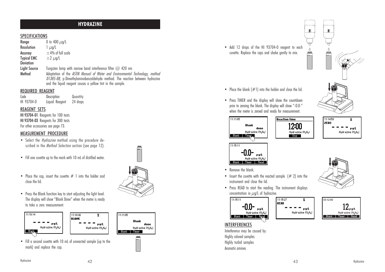 Hanna Instruments HI 83205-2008 User Manual | Page 22 / 39