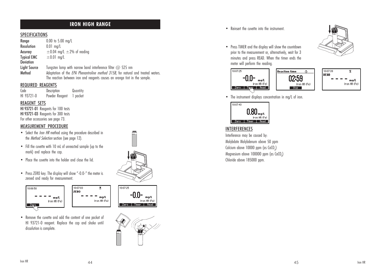 Hanna Instruments HI 83205-2008 User Manual | Page 23 / 39